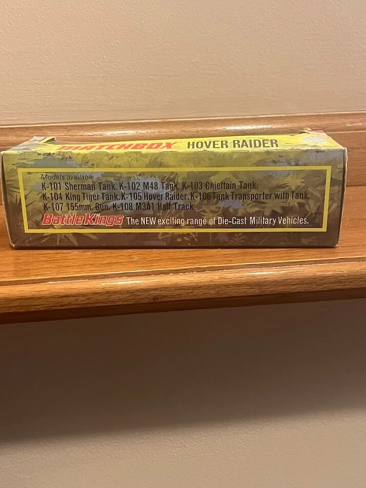 Matchbox Hover-Raider Battle Kings K-105 Vintage 1974 Hovercraft Unpunched New - Image 4 of 4