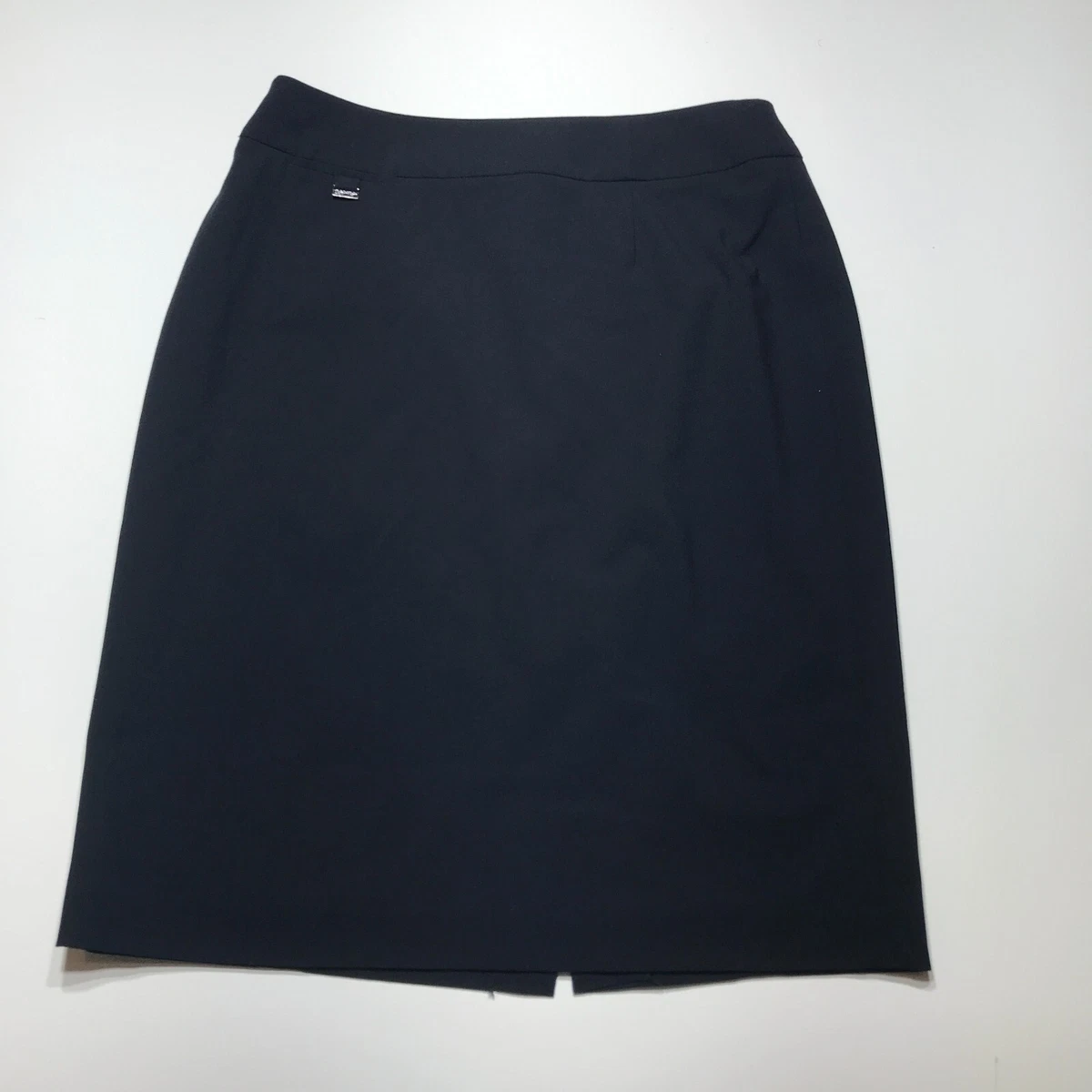 Calvin klein top navy pencil skirt