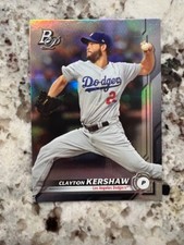 2019 BOWMAN PLATINUM CARD LOS ANGELES DODGERS CLAYTON KERSHAW #34