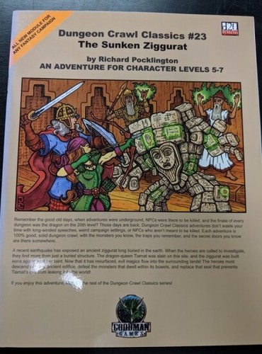1x Dungeon Crawl Classics #23: The Sunken Ziggurat Used/Fine Dungeon Crawl Class