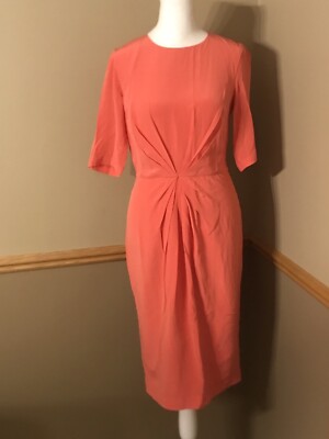 lk bennett orange dress leonorasmee on LTK