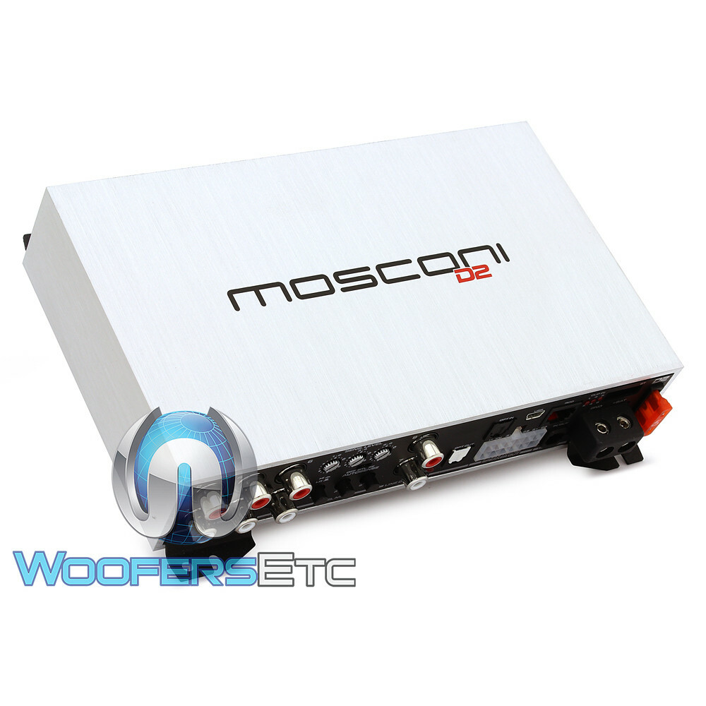 MOSCONI D2 80.6 DSP 6 CHANNEL AMP 6 X 80W RMS AMPLIFIER BUILT IN
