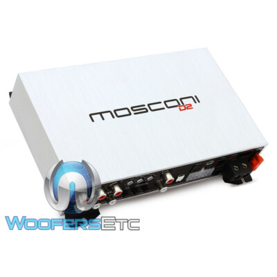 MOSCONI D2 80.6 DSP 6 CHANNEL AMP 6 X 80W RMS AMPLIFIER BUILT IN
