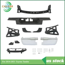 Suitable For Toyota Tundra 2014-21 Chrome Steel Rear Bumper Without Sensor Holes