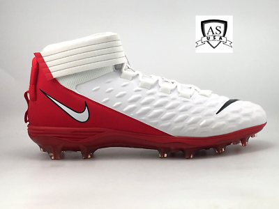 Nike Force Savage Pro 2 PE Ohio State Football Cleats Red  display picture 1