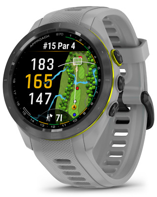 Garmin Approach S70 Gray 42mm Women Golf GPS Watch 43000+ Courses
