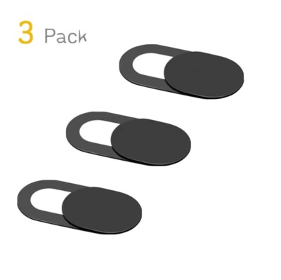 3x Privacy Camera Cover Security Blocker Webcam Closure for Cell Phone & Laptop
