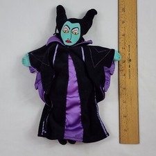 Vintage Disney Sleeping Beauty Maleficent 10" Bean Bag Plush Villain Doll 90s VG