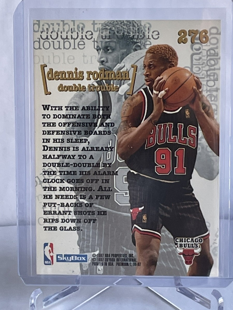 Dennis Rodman 1997-98 Skybox Premium Double Trouble #276 Chicago