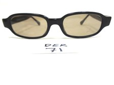 Vintage GOTHAM STYLE Sunglasses 9 Black 1990s Rectangular Unisex DER-71 