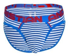 Andrew Christian Hampton Stripe Brief: Large  X-Large - 92298