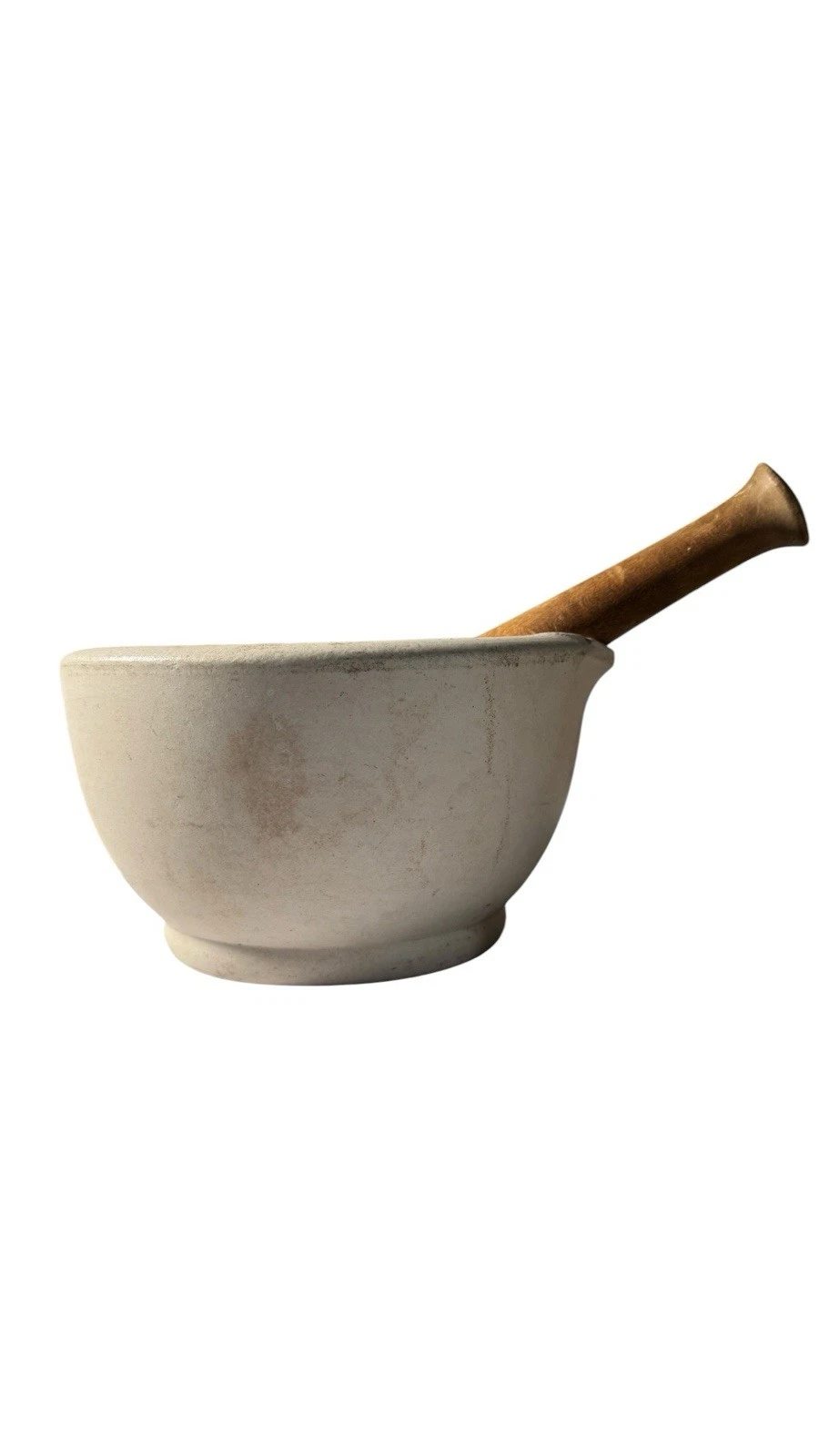 Lg Antique S. Maw Son & Thompson Apothecary Mortar and Pestle c. 1860 #5