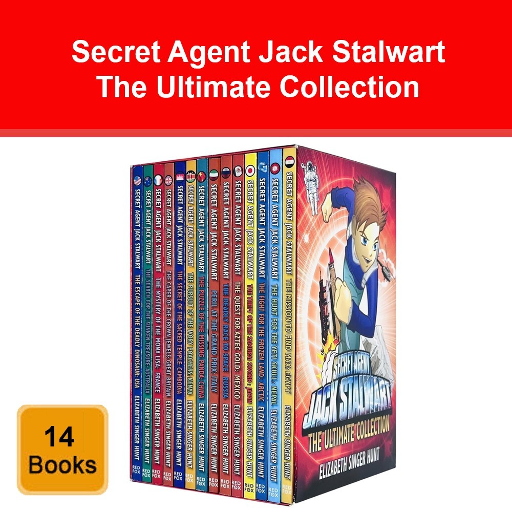 Secret Agent Jack Stalwart The Ultimate Collection 14 Books Box Set NEW Pack