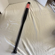 Official Junk Ball Plastic 32” Baseball Bat Black & Red / Some Fading Of Red
