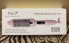 H Rx7 Nano Ceramic Ionic 2 in 1 Hair Straightener Curler Pink 1.5 New
