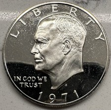 1971-S Eisenhower Dollar 40% Silver PROOF-INV#8263