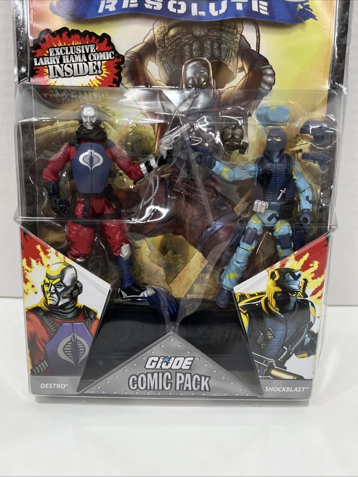 2008 GI Joe Comic Pack #1 Sicillian Defense Destro & Shockblast Figure - Image 2 of 4