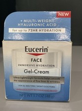 Eucerin Face Gel-Cream For All Skin Types 1.7oz./48g E6