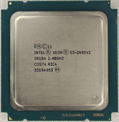 Intel Xeon E5-2695 V2 2.4GHz 12-Core 30M HT PROCESSOR LGA2011 115W CPU Tested