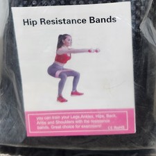 Hip Resistance Exercise Bands 3 Bands Light Medium and Heavy New