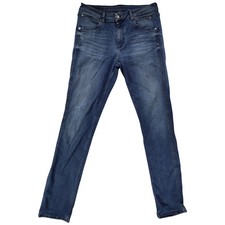 Jeans uomo Calvin Klein denim invecchiato taglia 32 blu W32 L34 misto cotone