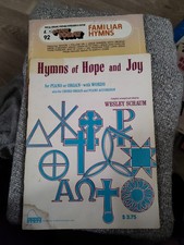 Set Of 2 Vintage Hymn Books For Multiple Instruments-Familiar Hymns/Hymns- Hope-