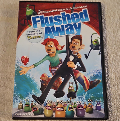 DreamWorks Flushed Away DVD Full Screen Interactive Animation PG 2006