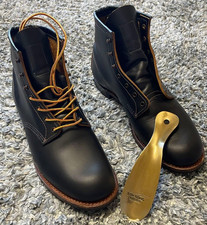 RED WING 9060 BECKMAN FLATBOX Black US11D 29cm w/Shoehorn,Shoelace,Socks
