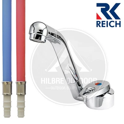 REICH SAMBA 33mm MISCHER WARM KALT WASSERHAHN FLEXIBLER SCHLAUCH FÜR DOMETIC SMEV SPÜLE CAMPER - Bild 1 von 4