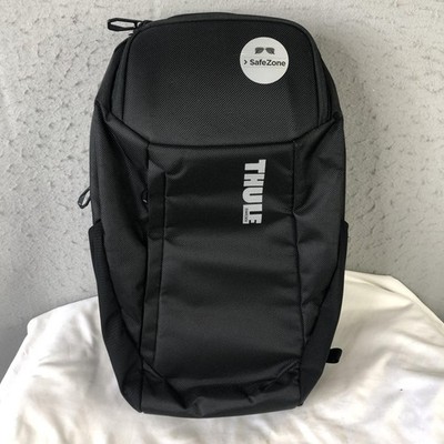 Thule Black 19'' Accent Laptop Backpack 20L SafeZone Men Travel Work Daypack