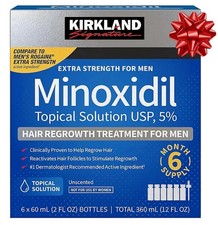 Kirkland Signature Minoxidil 5 Extra Strength 6 Month Supply, expire 2027