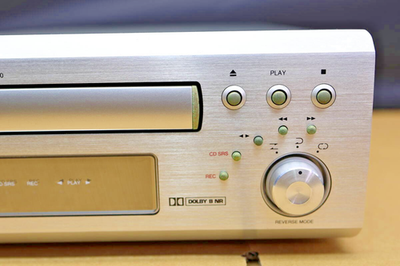 Denon DRR-M30 /DMD-M30 カセットデッキ/ディスクレコ―ダ― DENON DRR-M30 Silver Compact Stereo Cassette Deck Auto Reverse