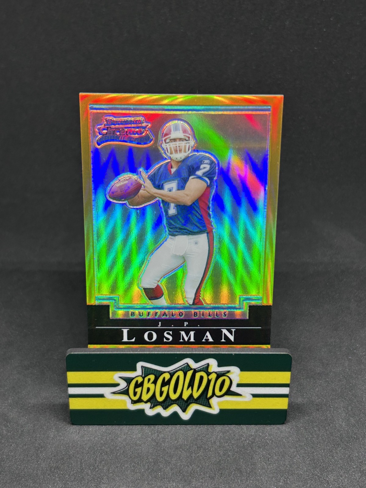 JP Losman Bowman Chrome #220 Gold Refractor