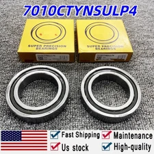 Matched Set of Two 7010CTYNSULP4 Super Precision Spindle Bearings