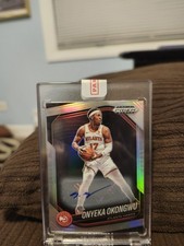 2024-25 Panini Prizm Black - Onyeka Okongwu (Silver) *Prizm* Autograph.....HAWKS