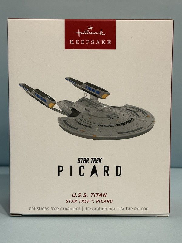 2025 Hallmark Star Trek Picard U.S.S. Titan Keepsake Ornament New In Box