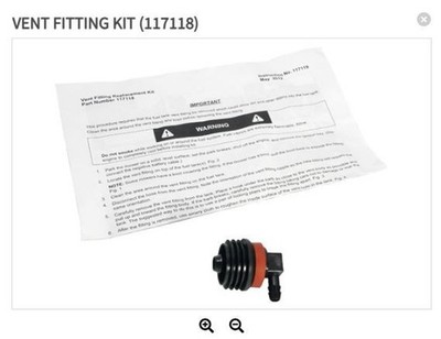 NEW GENUINE OEM HUSTLER & BIG DOG PART #117118 VENT FITTING KIT