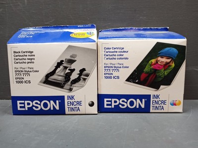 Epson Stylus Color Ink Cartridges Black & Tri Color New Exp. 06/2006 02/2006...