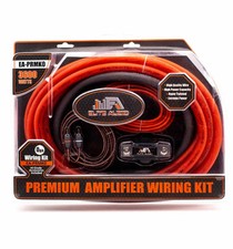 Elite Audio 0 Gauge CCA Premium Amp Kit Complete 3600W Installation Wiring Kit