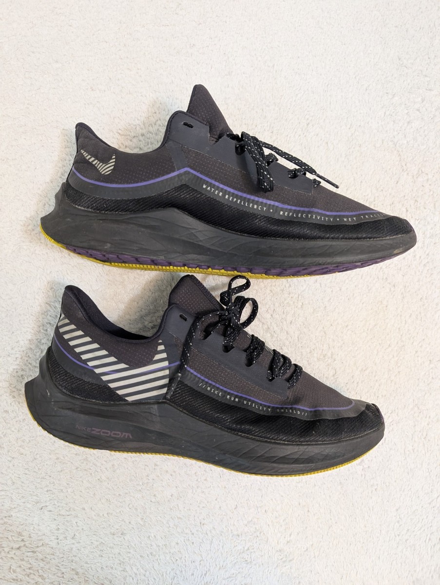 Nike Zoom Winflo 6 Shield Running Shoes Grey/Black BQ3190  display picture 1