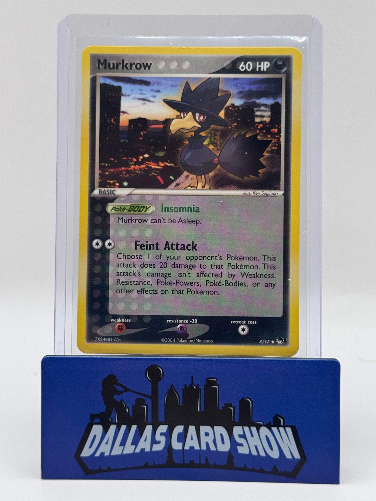 2004 Pokemon - Murkrow (Uncommon) - 8/18 Pop Series 1 NM