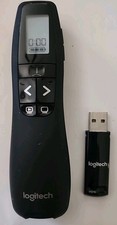 Logitech R800 Series LCD Laser Presentation Remote W/ Dongle  R-R0009 Works 