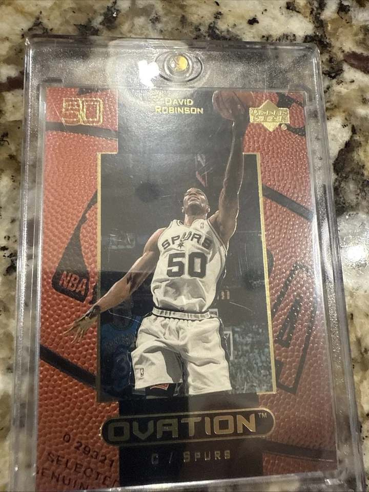 1999-00 Upper Deck Ovation David Robinson #49 HOF - Image 2 of 3
