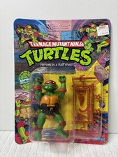 Vintage 1988 Teenage Mutant Ninja Turtles Raphael TMNT Action Figure 10 Back