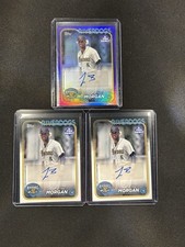 2024 Topps Pro Debut TRE' MORGAN AUTO LOT x3 Purple /299 base x2