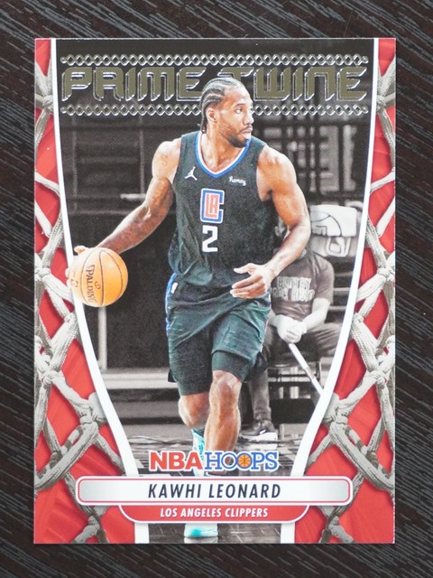 2022-23 Hoops Prime Twine Insert Card #8 - Kawhi Leonard - LA Clippers