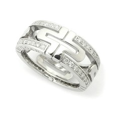 BVLGARI Open Parenthood Ring Diamond 750WG US 6 P0054020