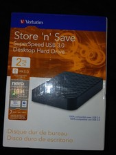 Verbatim Store 'n' Save SuperSpeed  USB 3.0 Desktop Hard Drive 2TB