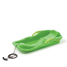 Prosperplast Bob Schlitten RACE Kunststoff Grün Lenkschlitten Bremse