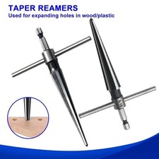 Woodwork Taper Reamer 3–13mm / 5–16mm Hex Shank Drill Bit Chamfer Deburring Tool